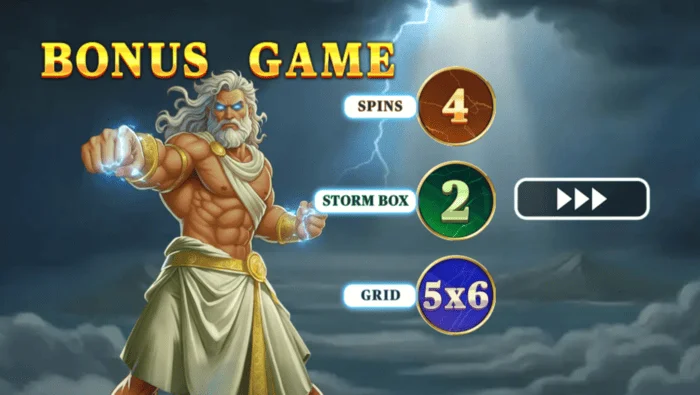 Pots of Power: Zeus - utökad 5x6-rutnät i Hold & Win med Lightning Frames